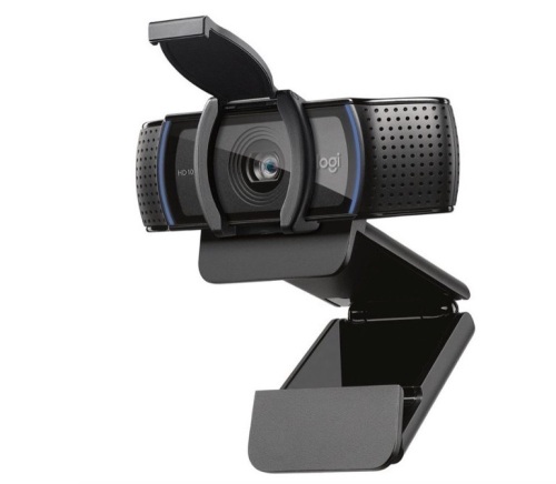 Logitech - C920s Pro 1080 Webcam with Privacy Shutter - Black - Lot 317