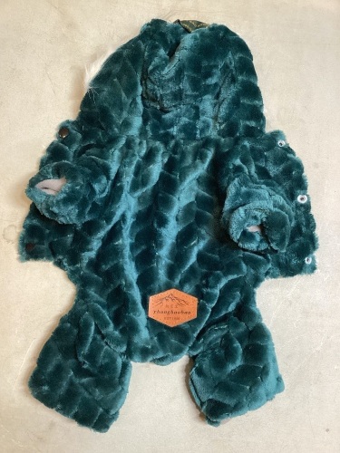 Chong Bao Bao Furry Puppy Snowsuit, Small - Lot 431