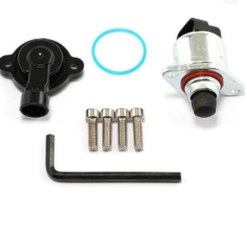 Top10 Racing Throttle Position Idle Air Control Throttle Body Sensors TPS IAC Compatible with Chevy LS1 LS2 LS6 LSX LS7 - Lot 489