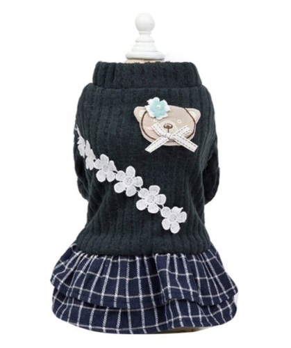 Dog Baby Pet Teddy Coat w/ Skirt, Size M - Lot 524