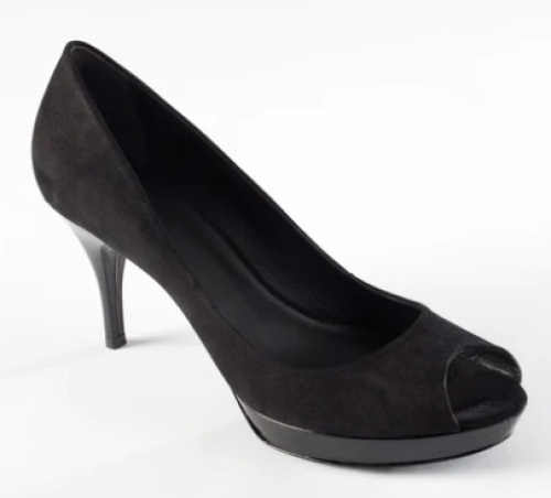 Zofie Lucia Black Nubuck Suede Pump, 11 - Lot 28