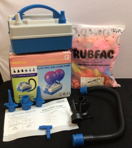 Electric Balloon Pump & Bag of Punch Balloons - Lot 166