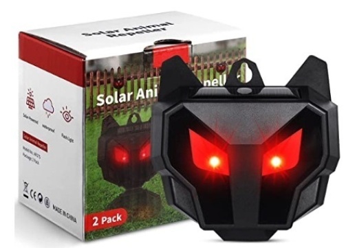 2 Pack Solar Animal Repeller - Lot 218
