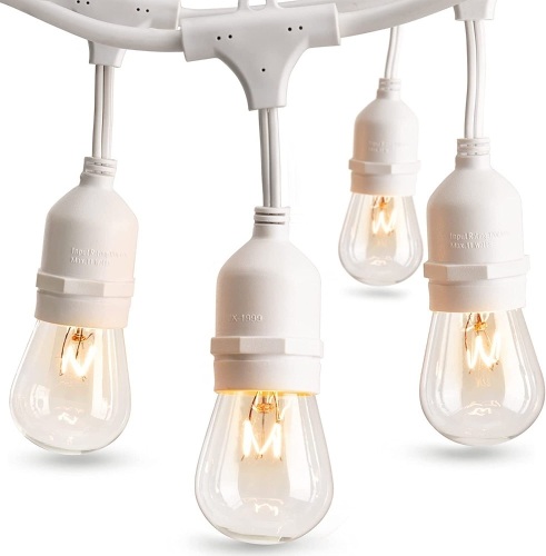 addlon 48 FT Outdoor String Lights, 15 Hanging Sockets - Lot 277
