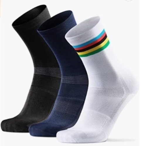 DANISH ENDURANCE 3 Pack Unisex Cycling Socks, L - Lot 311