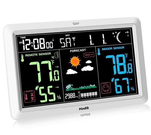 Weather Station with Atomic Clock - Lot 433