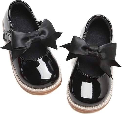 Girls Flat Mary Jane Oxford School Dress Shoes, Size 13 - Lot 453