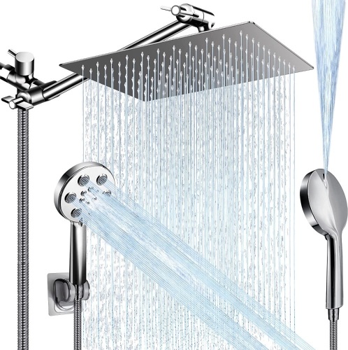 Rain Shower Head with Handheld Spray - Lot 181