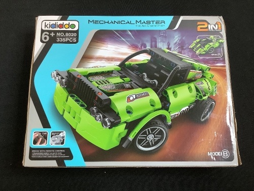 STEM Building Toys for Kids 2 in 1 Remote Control Car Engineering Kit - Lot 125
