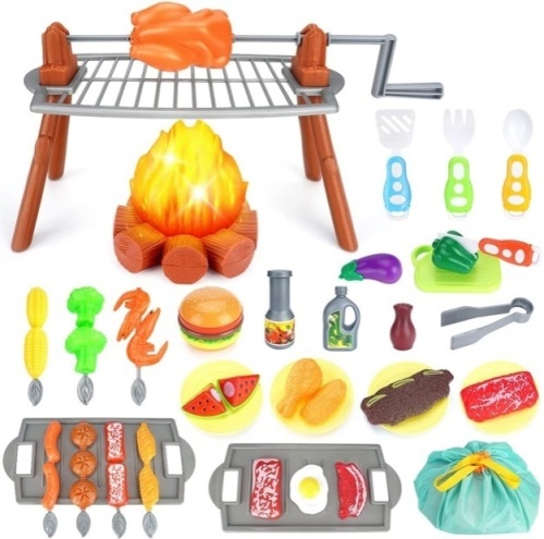 Kids Pretend BBQ/ Food Playset - Lot 145