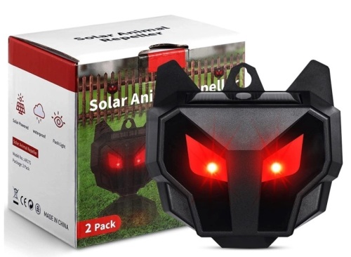 2pk Solar Nocturnal Animal Repeller - Lot 126