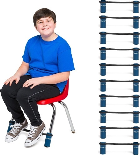Original Bouncy Bands for Elementary School Chairs, Pack of 10 - Lot 234