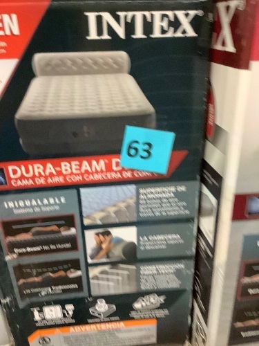 Intex Dura Beam Deluxe 18in Queen - Lot 63