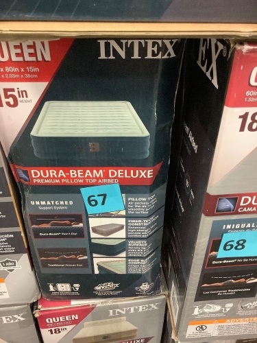 Intex Dura Beam Deluxe 15in Queen - Lot 67