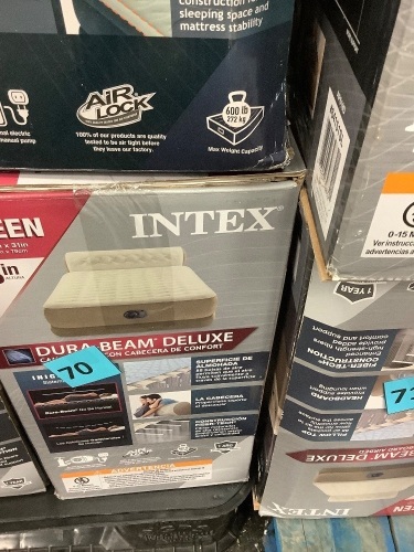 Intex Dura Beam Deluxe 18in Queen - Lot 70