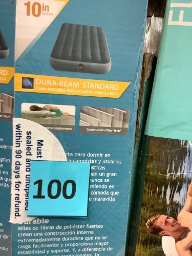 Intex Dura Beam Standard 10in Queen - Lot 100
