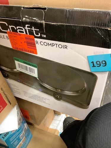 HomeCraft Top Double Burner Hot Plate - Lot 199