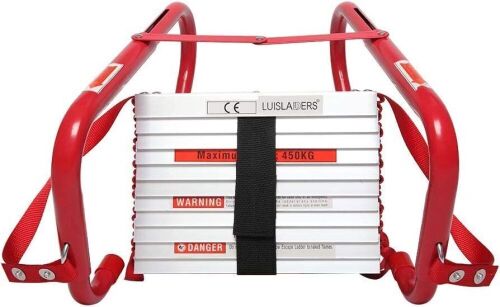 LUISLADDERS Easy Throw Fire Escape Ladder  - Lot 119