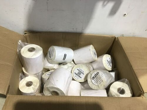 4-1/8" x 6-1/4" Thermal Labels Compatible with Dymo 4XL Printers, 34 Rolls - Lot 222