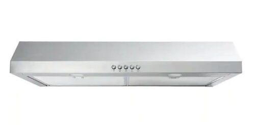 Vissani 30 in. W Convertible Under Cabinet Range Hood with Charcoal Filter in Stainless Steel - Lot 242