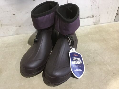 Hisea Men's Ankle Rubber Boots, Size 12  - Lot 255