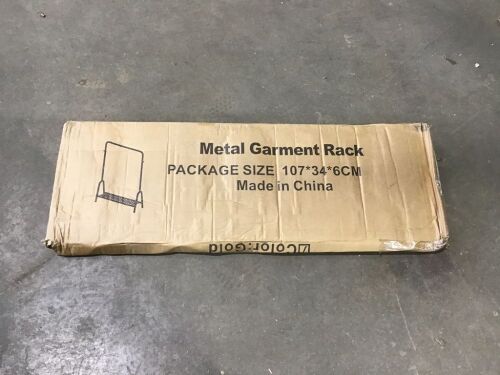 Gold Metal Garment Rack  - Lot 475