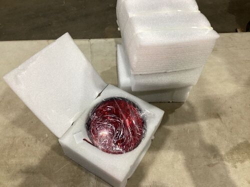 Red Lens Tail Light for C6 Corvette Coupe 2005-2013, Set of 4  - Lot 631