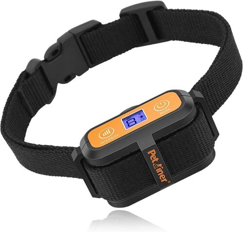 Petrainer Waterproof No Bark Collar for Dogs with Beep, Vibration and Static - Lot 671