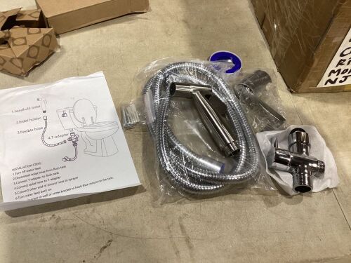 Lot of (8) Handheld Bidet Sprayer Kits - Lot 650