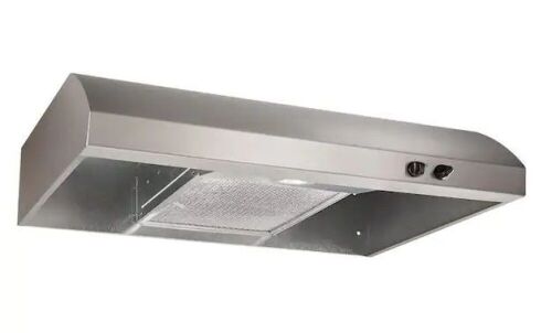 Broan-NuTone AR1 Series 30 in. 270 Max Blower CFM 4-Way Convertible Under-Cabinet Range Hood with Light in Stainless Steel - Lot 193