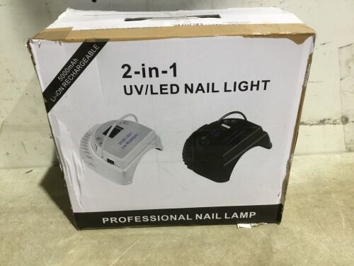 2-in-1 UV/LED Nail Light  - Lot 573