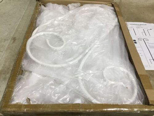 Double Arm Shepherds Hook, Set of 2, White  - Lot 950
