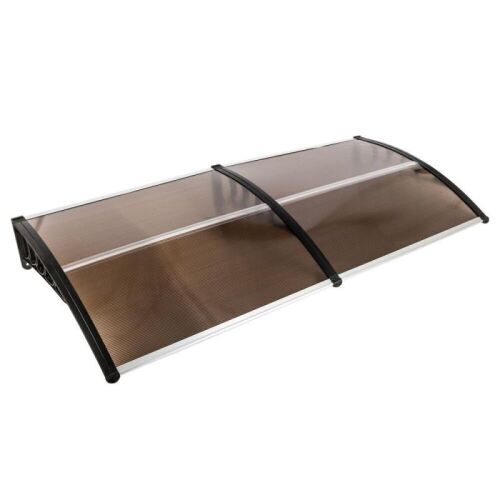 80" x 40" Outdoor Polycarbonate Hollow Sheet Window Awning - Lot 604
