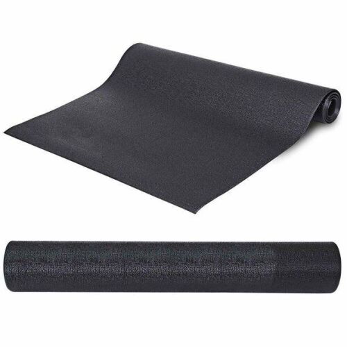 ZENSTYLE Heavy Duty Equipment Mat for Upright Exercise Bikes and Steppers Protect Floor PVC - Black - Lot 246