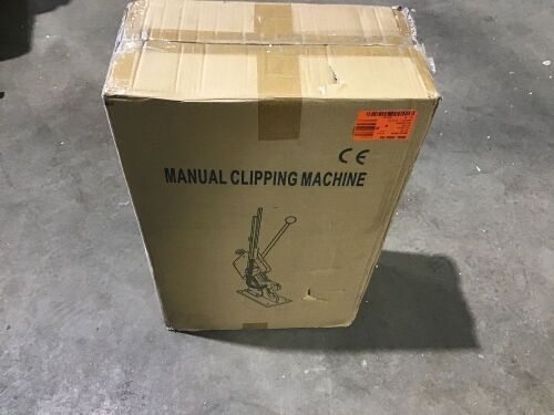 Manual Clipping Machine  - Lot 284