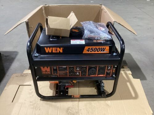 WEN GN4500 4500W Portable Generator - Untested - Lot 262