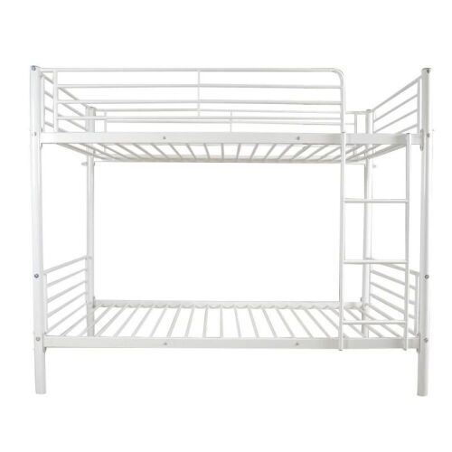 Twin-over-Twin Bunk Bed with Metal Frame and Ladder - Lot 78