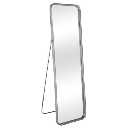 64.5" Wrought Iron Framed Free Standing Full Length Mirror - Lot 136