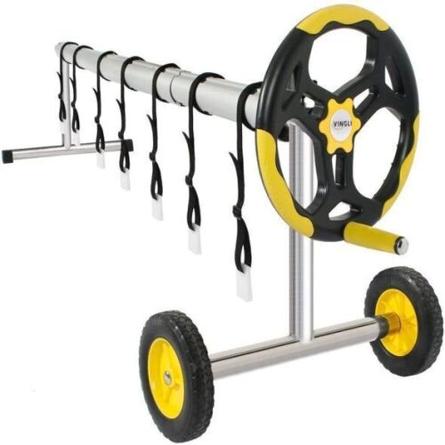 VINGLI 21 Feet Pool Solar Cover Reel Set  - Lot 818