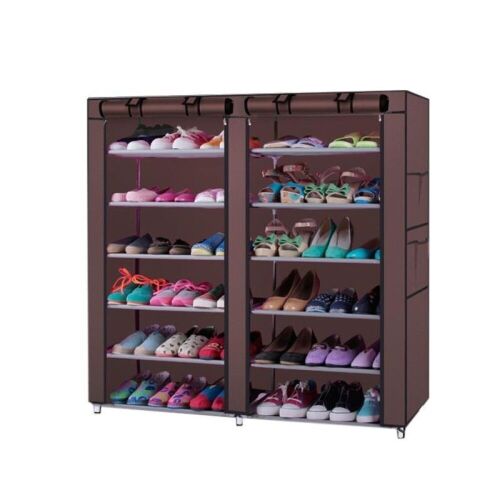 12 Grids Portable Shoe Rack - Lot 488