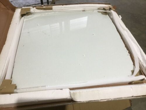 VidaXL Square Glass Table Top, 27" x 27"  - Lot 634