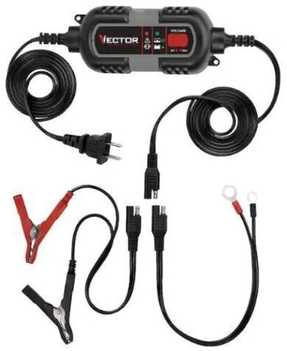 1.5 Amp Battery Charger, Battery Maintainer, Trickle Charger, 6V and 12V - Lot 716