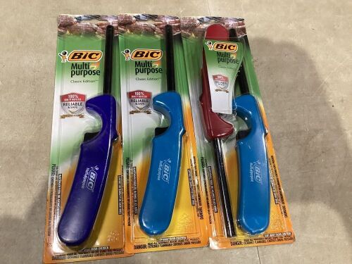 Lot of (3) BIC Multi-Purpose Lighter - Lot 1166