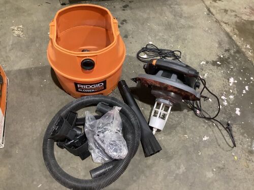 RIGID 16 Gallon 6.5 Peak HP NXT Wet/Dry Shop Vacuum with Detachable Blower - Missing Filter & Wheels - Lot 1176