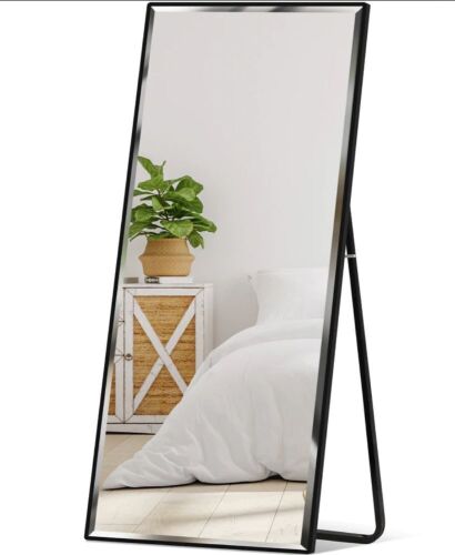 Large Full Length Mirror, Wall Hanging & Leaning Floor Mirror - 65x22in - Lot 790