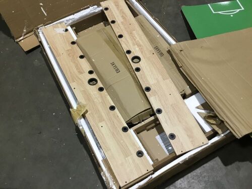 10-in-1 Combo Game Table Set w/ Pool, Foosball, Ping Pong, Chess - 2x4ft - Lot 201