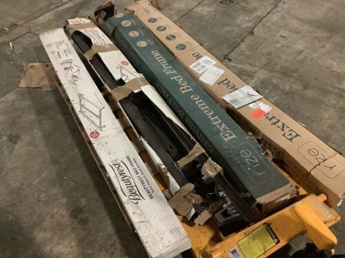 Lot of (4) Metal Bed Frames - Unknown if Complete - Lot 593