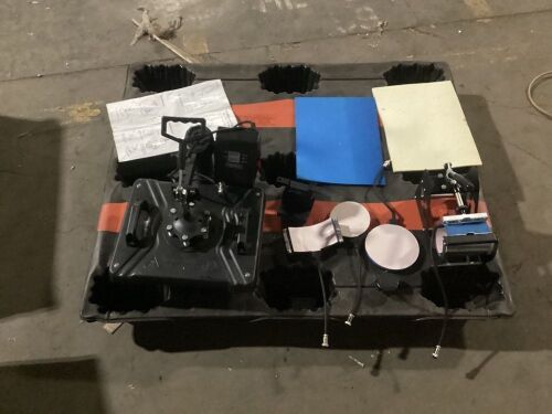 Multifunction Heat Press Machine - Knob to Lift Heat Plate Broken - Lot 238