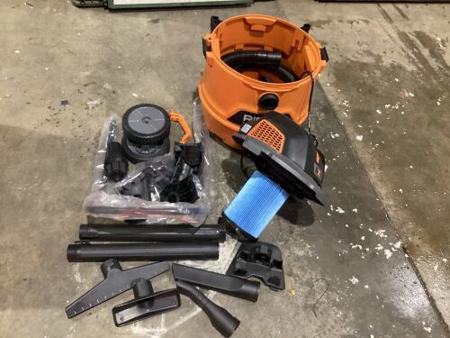 16 Gallon 6.5 Peak HP NXT Wet/Dry Shop Vacuum with Detachable Blower, Filter, Locking Hose and Accessories - Lot 384