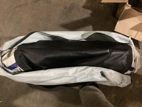 10ft Adult Inflatable Fishing Boat, with Oars and Pump  - Lot 204